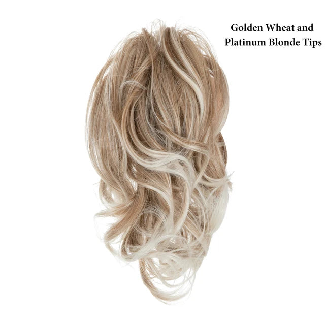 MONA Premium Synthetic Diy Claw Clip In Ponytail Extensions Hairpiece Hair Bun Fake Blonde Natural Hair False Pigtail P026 - MONA HAIR
