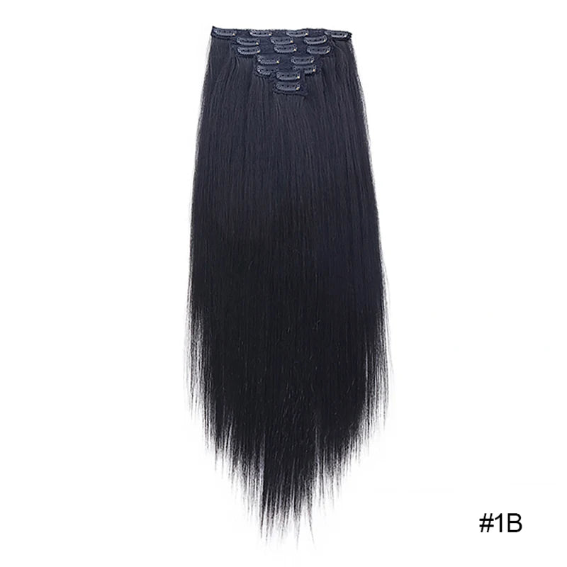 MONA Clip-in Hair Extension 7PCs 24inches150g 16 Clips - Kanekalon Futura Fiber - MONA HAIR