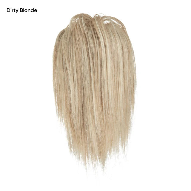 High Temperature Synthetic Short Straight Claw Clip In Ponytail Extensions Elegant Daily Hairpiece Fake Hair for Women - MONA HAIR 