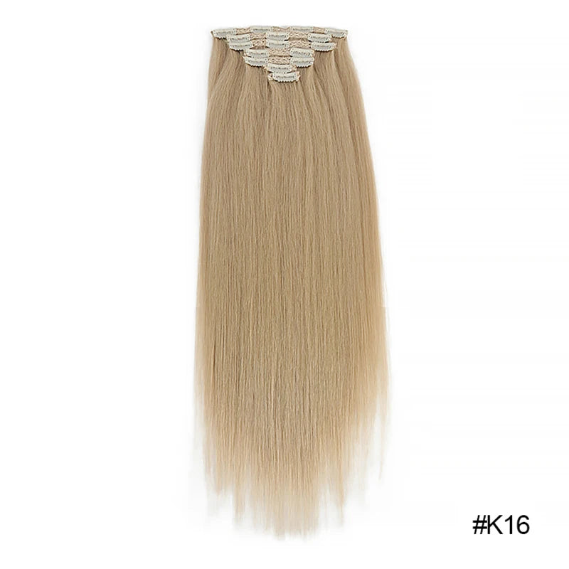 MONA Clip-in Hair Extension 7PCs 24inches150g 16 Clips - Kanekalon Futura Fiber - MONA HAIR 