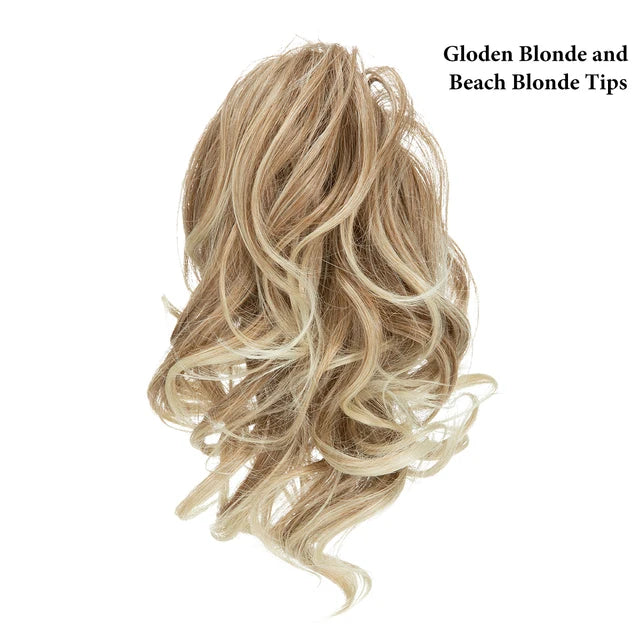 MONA Premium Synthetic Diy Claw Clip In Ponytail Extensions Hairpiece Hair Bun Fake Blonde Natural Hair False Pigtail P026 - MONA HAIR 